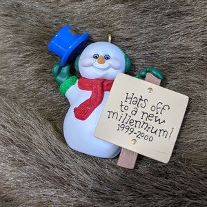 1999 Hallmark Millennium Snowman